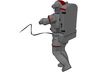 Astronaut 3D Model