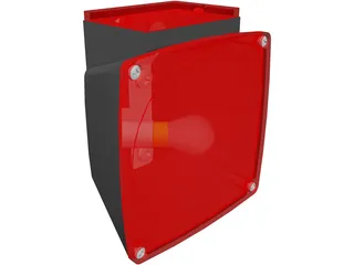 Trailer Tail Light 3D Model