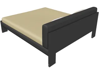 Brooks Bed 3D Model