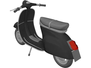 Scooter Vespa 3D Model