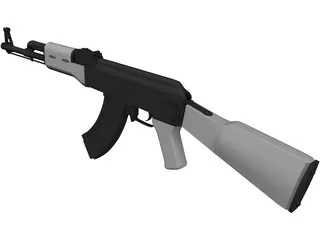 AK-47 3D Model