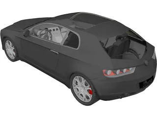 Alfa Romeo Brera (2005) 3D Model