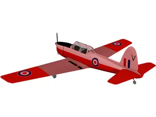 de Havilland Canada DHC-1 Chipmunk 3D Model