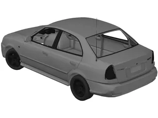 Hyundai Accent (2000) 3D Model