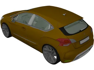 Citroen DS4 3D Model