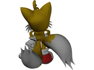 Tails Sonic 3D Model