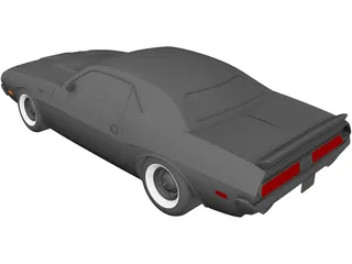 Dodge Challenger (1970) 3D Model
