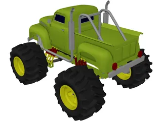 Ford Pickup Big Foot Monster 3D Model