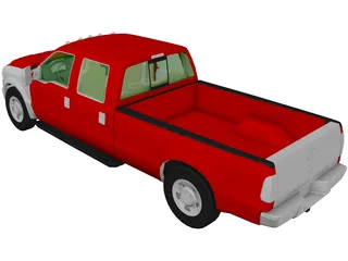 Ford F-350 Pickup (2010) 3D Model