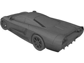 Supercar 3D Model