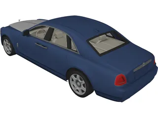 Rolls-Royce Ghost (2010) 3D Model