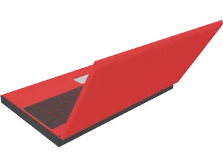 Toshiba Laptop 3D Model