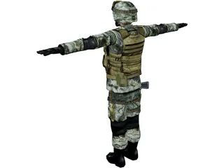 Soldier 3D Model