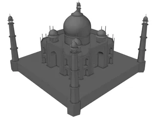 Taj Mahal 3D Model