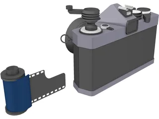 Photo Camera 3D Model