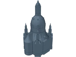 Frauenkirche Dresden 3D Model