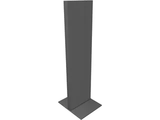 Touch Screen Pole 3D Model