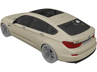 BMW 550i Gran Turismo (2010) 3D Model