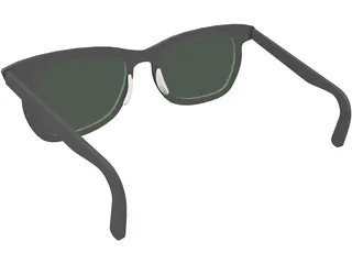 Rayban Sun Glasses 3D Model