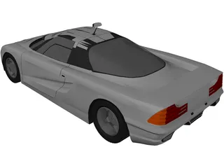 Mercedes-Benz C112 Concept 3D Model