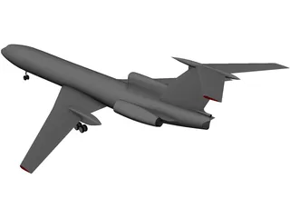 Tupolev Tu-154 3D Model
