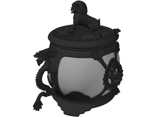 Ancient Chinese Vase 3D Model