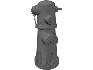 Fire Hydrant 3D Model