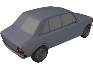 Zastava 101 3D Model