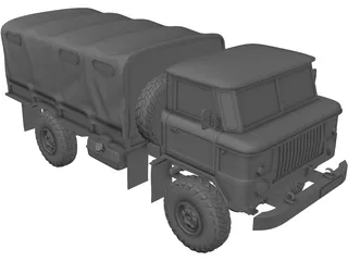 Gaz 66 3D Model