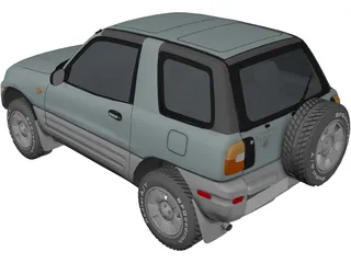 Toyota RAV4 (1995) 3D Model