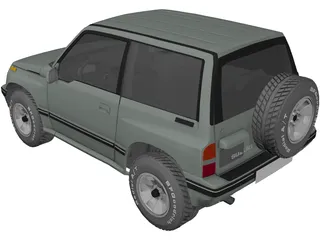 Suzuki Vitara 3-doors (1989) 3D Model
