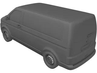 Volkswagen Transporter T5 (2012) 3D Model