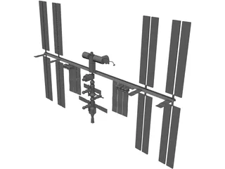 International Space Station 3D Model