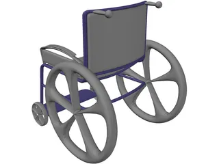 Wheelchair 3D Model