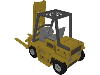 Forklift 3D Model