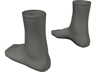 Socks 3D Model