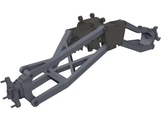 Polaris Outlaw 500 Rear Suspension 3D Model