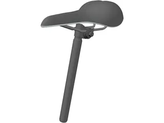 Road Bike Seat 3D Model