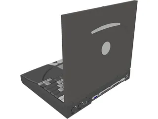 Dell Inspiron 8200 Laptop 3D Model