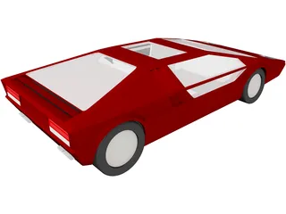 Maserati Boomerang 3D Model