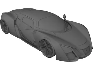 Marussia B2 3D Model