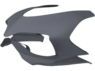 Ducati Panigale Front Fairing 3D Model