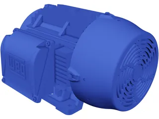 Weg Electric Motor 3D Model