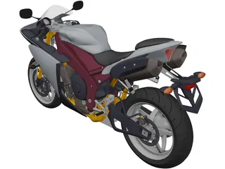 Yamaha R1 3D Model