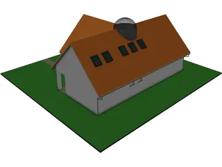 Single Family House 3D Model