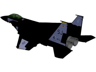 F-15 Aircraft 3D Model