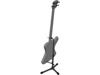 Guitar Bass 3D Model