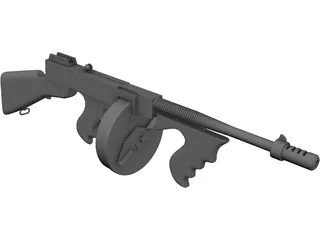 Thompson Model 1929 3D Model