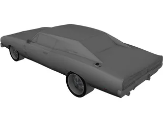 Dodge Charger RT (1968) 3D Model