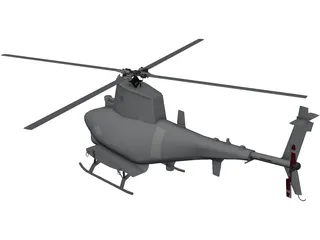 Northrop Grumman MQ-8 Fire Scout 3D Model